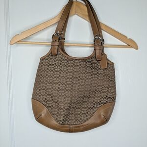 Elegant Brown Patterned Women's Bag